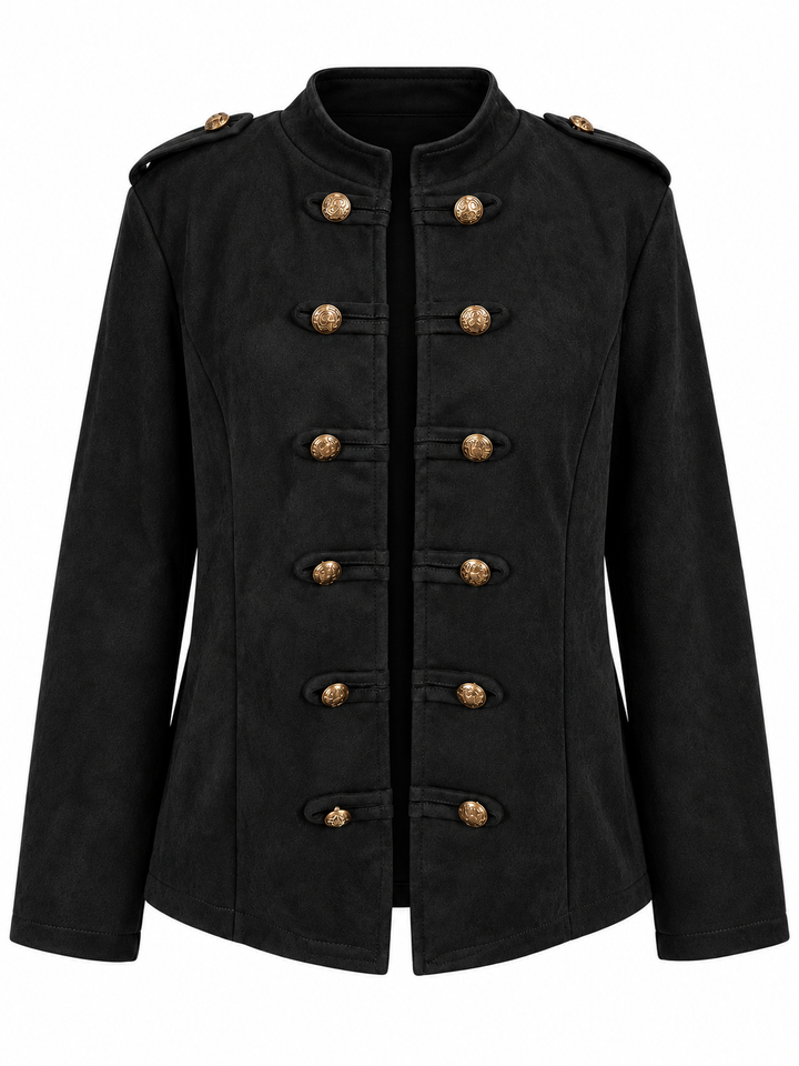 Marcella Military Jacket Black