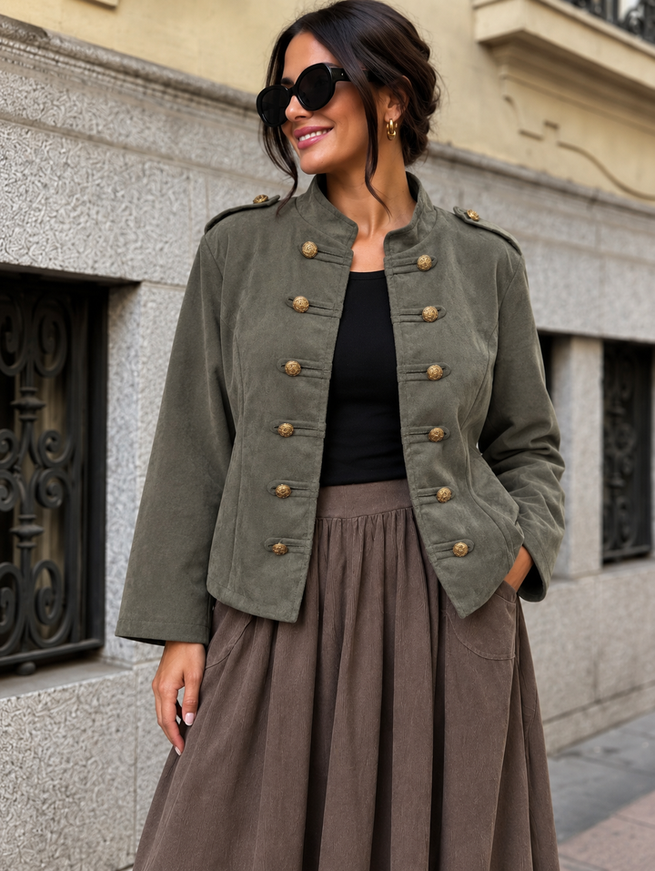 Marcella Military Jacket Khaki