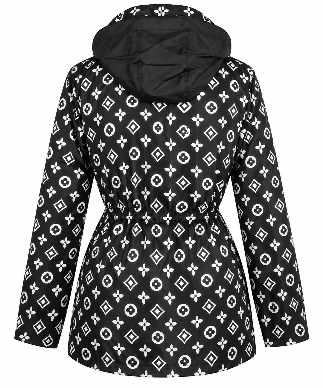 Luella Reversible Raincoat Black