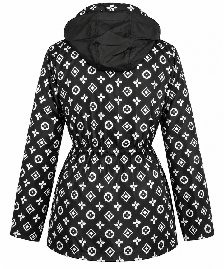Luella Reversible Raincoat Black