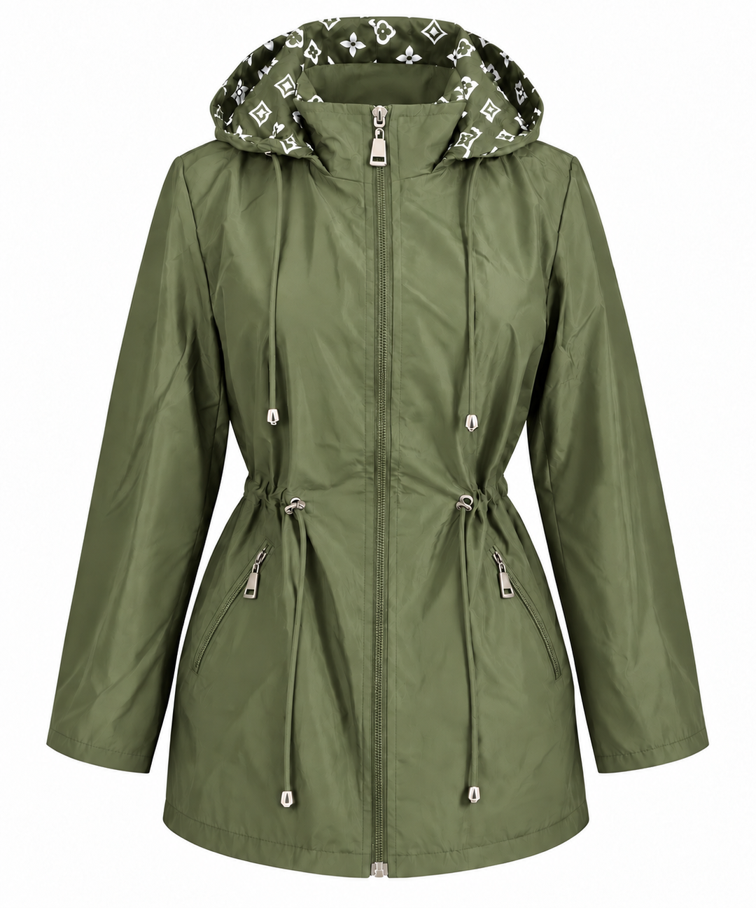 Luella Reversible Raincoat Khaki