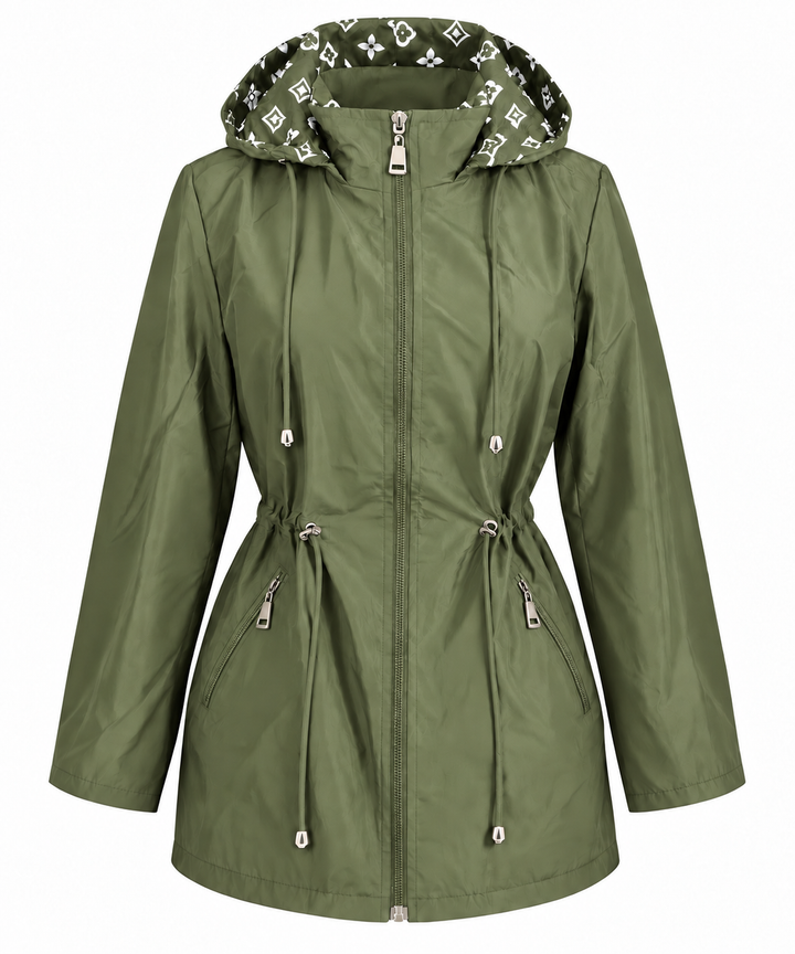 Luella Reversible Raincoat Khaki