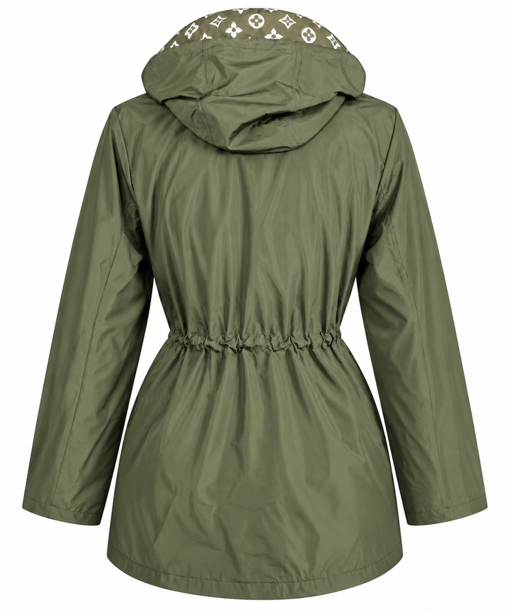 Luella Reversible Raincoat Khaki