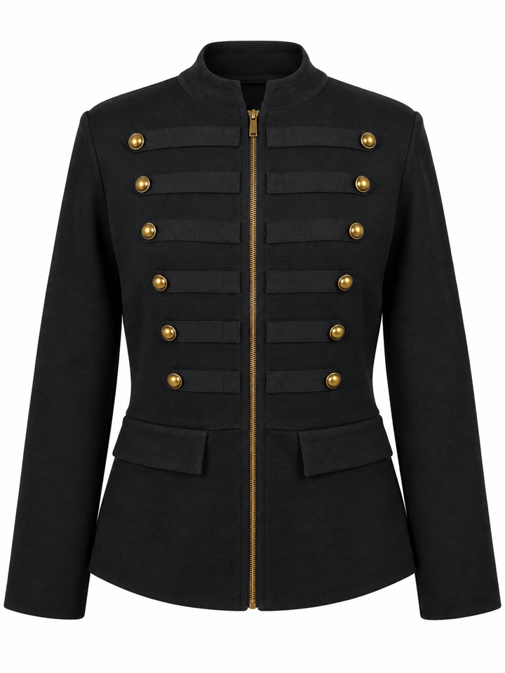 Raven Military Knit Jacket Black