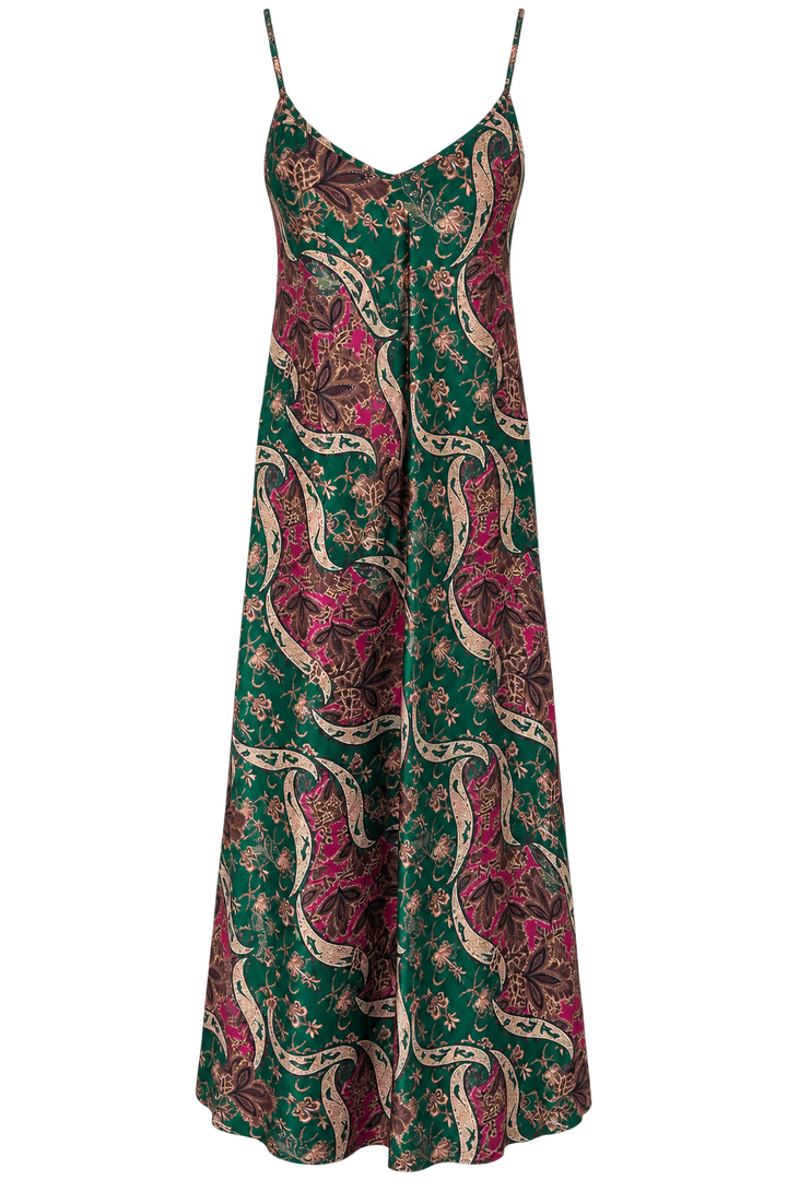 Marrakech Paisley Maxi Dress Emerald