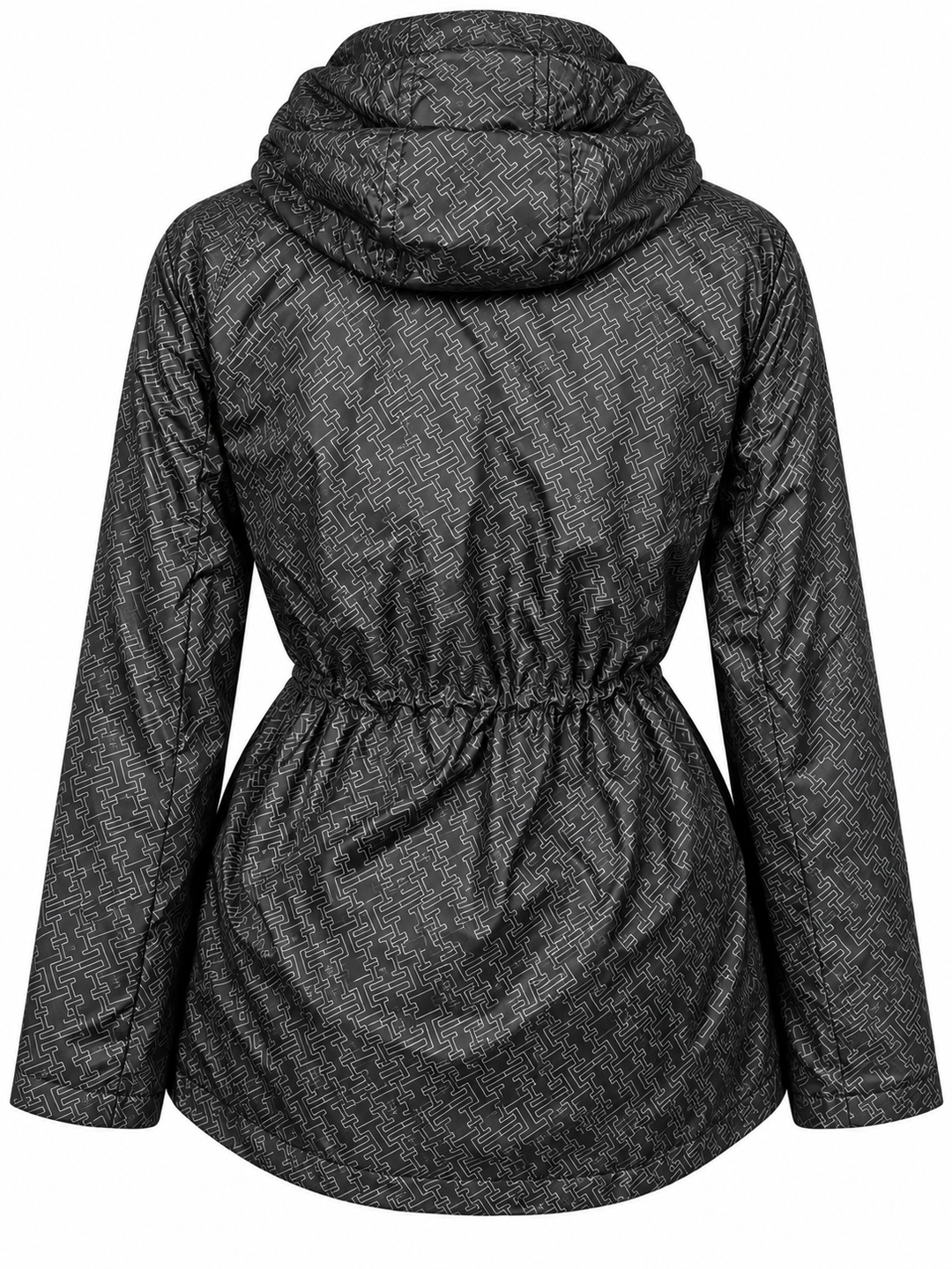 Thomasina Reversible Raincoat Black