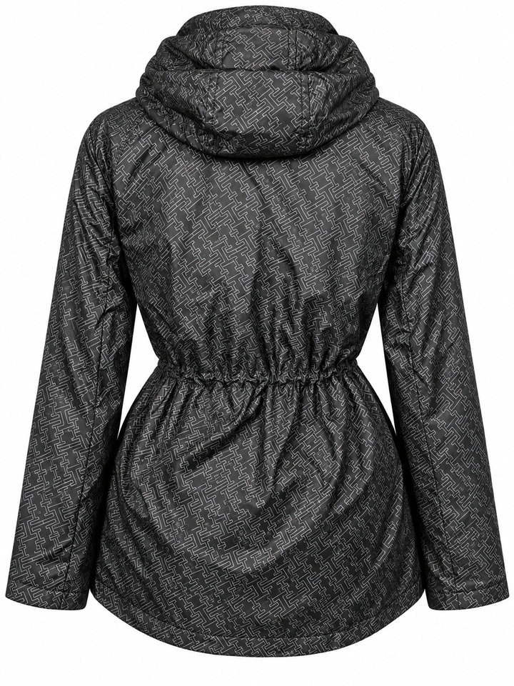 Thomasina Reversible Raincoat Black