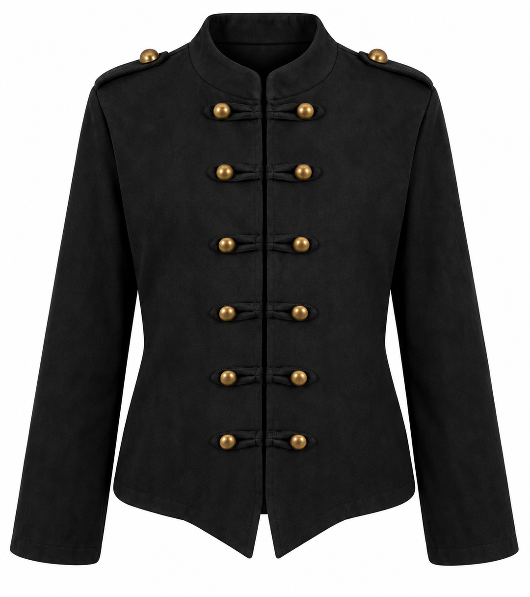 Marcella Military Jacket Black