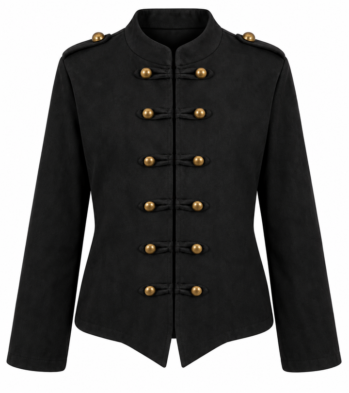 Marcella Military Jacket Black