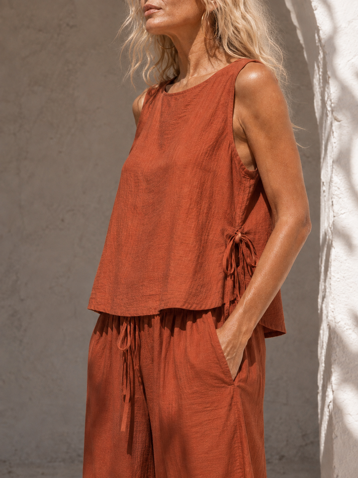 Lavinia Co-Ord Set Rust