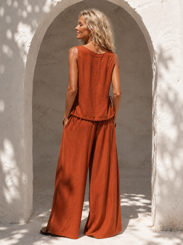 Lavinia Co-Ord Set Rust
