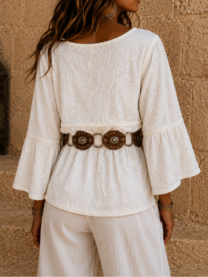 Desert Rose Conch Belt Chocolate