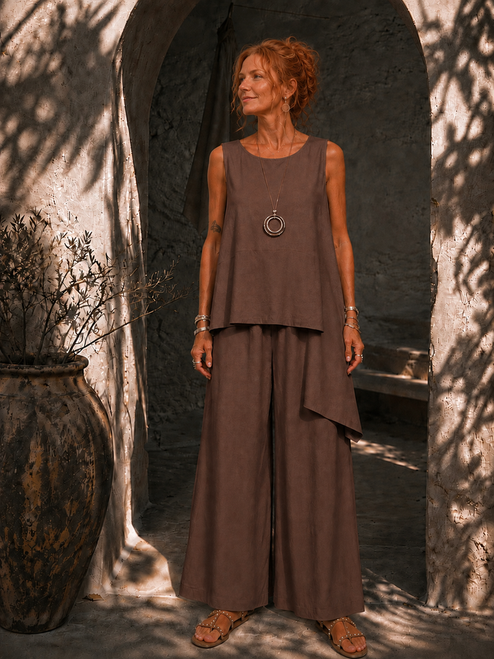 Phoebe Co-Ord Set Chocolate
