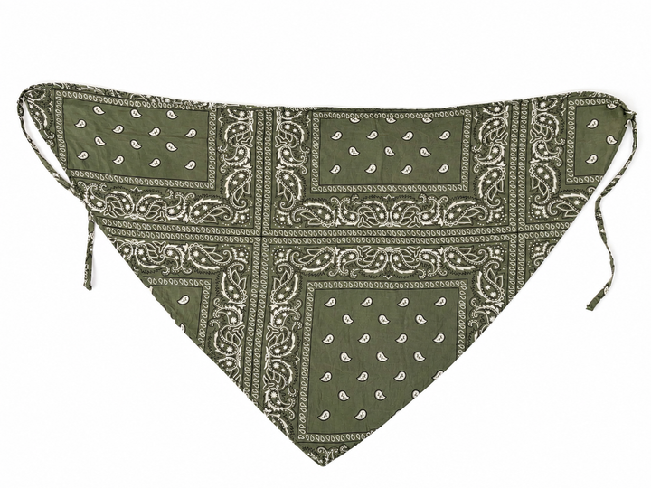 Bandana Wrap Trousers Khaki