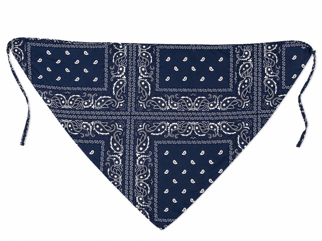 Bandana Wrap Trousers Navy