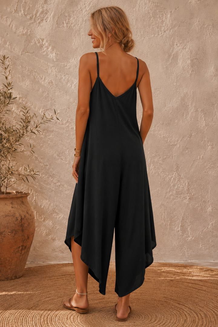 Alika Parachute Jumpsuit Black