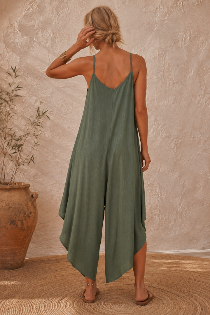 Alika Parachute Jumpsuit Khaki