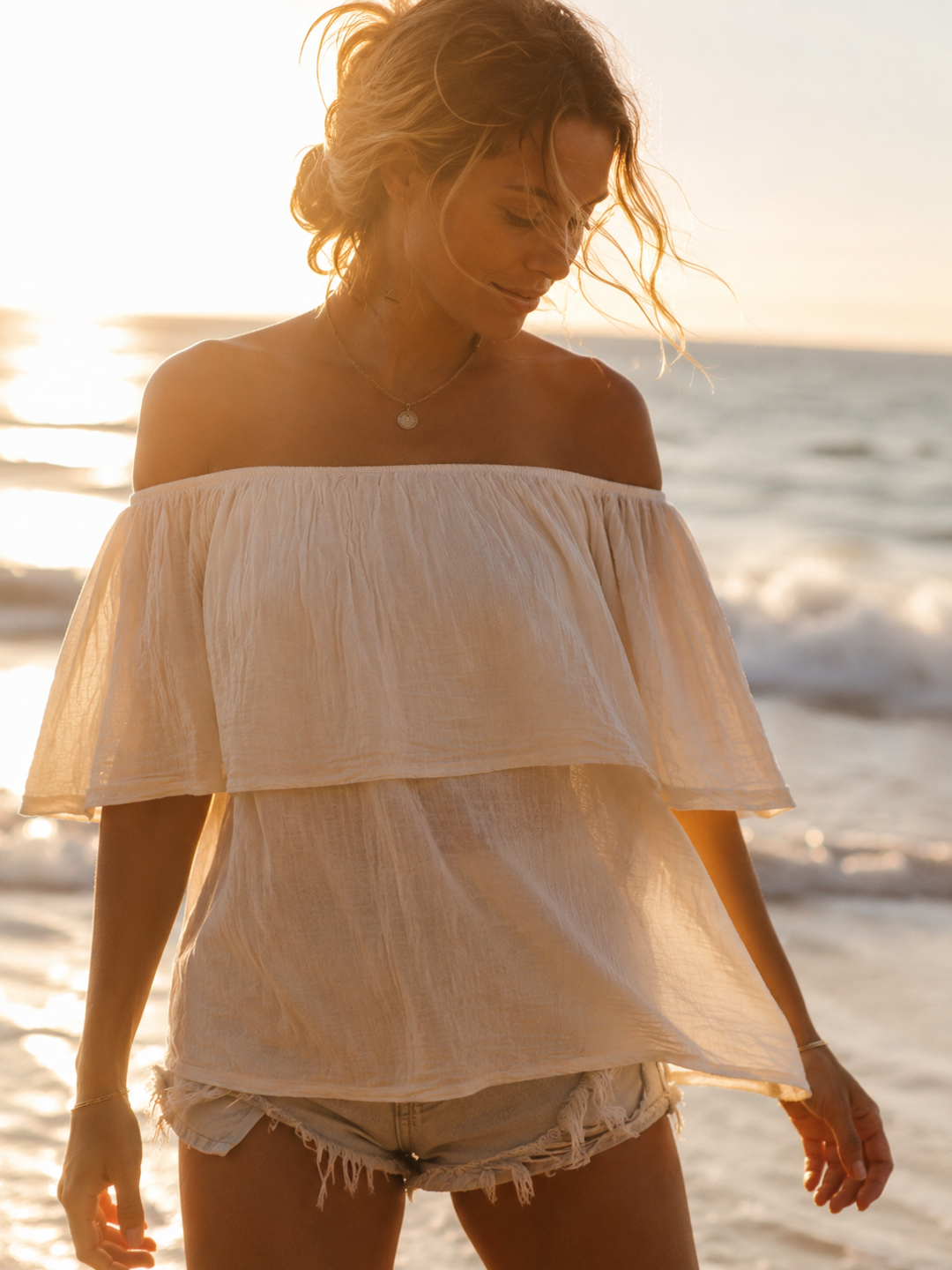 Francesca Gypsy Top Cream