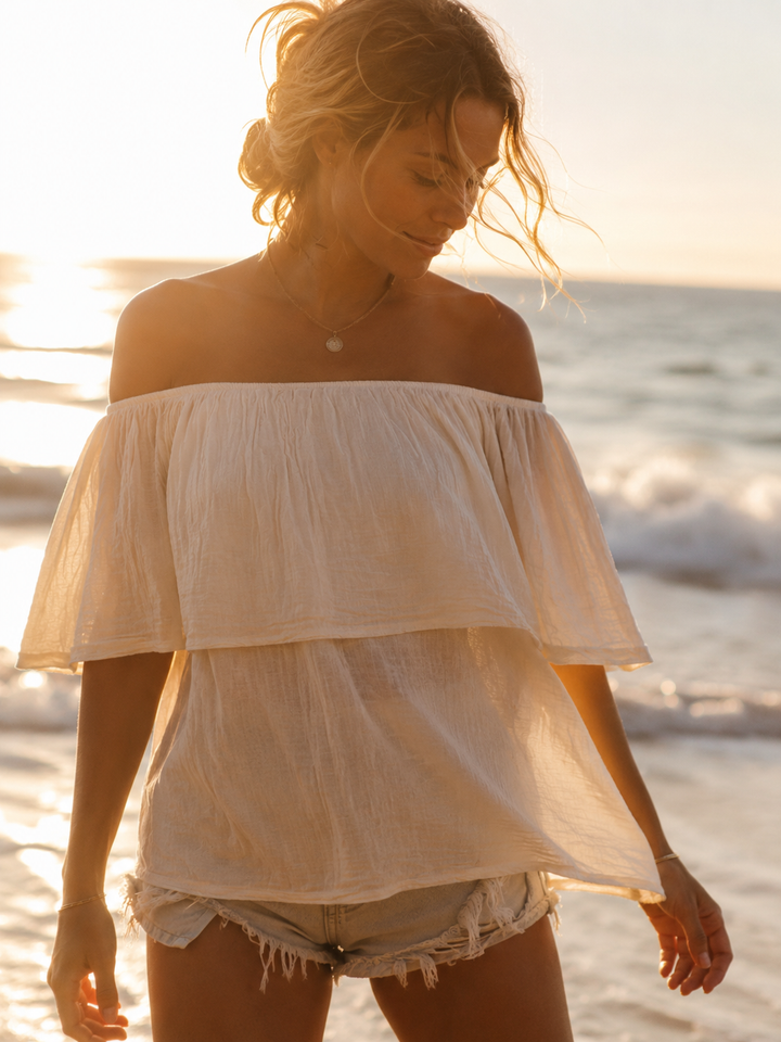 Francesca Gypsy Top Cream