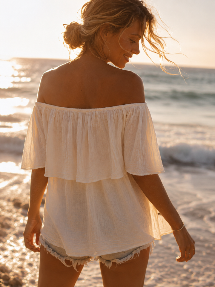 Francesca Gypsy Top Cream