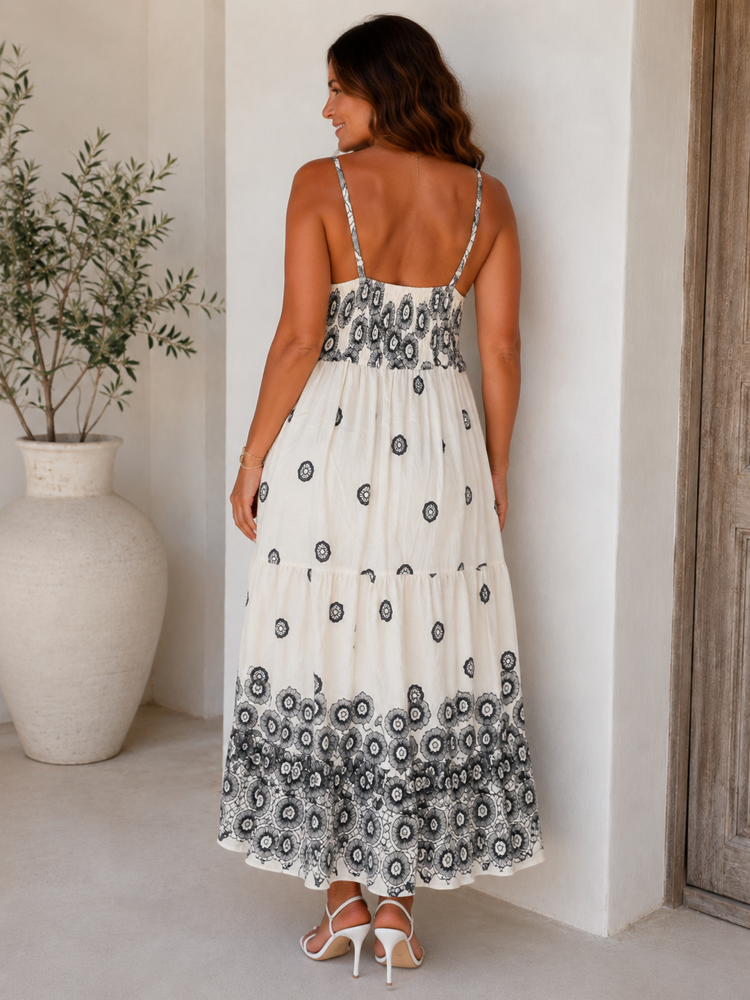 Umari Maxi Dress Cream