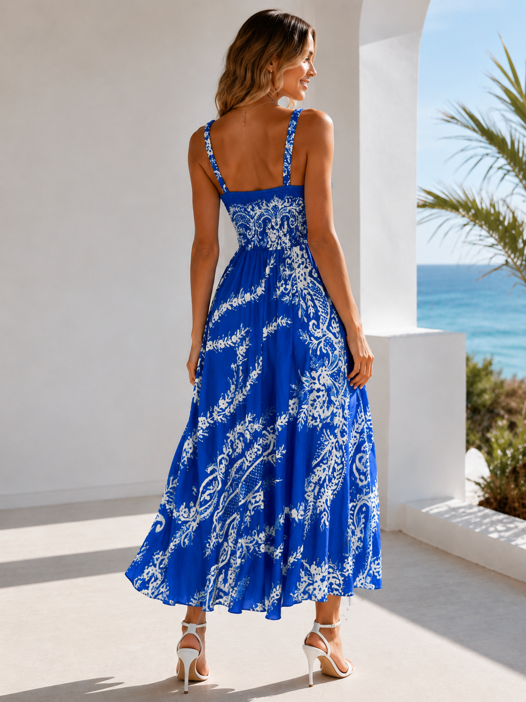 Romina Maxi Dress Royal Blue