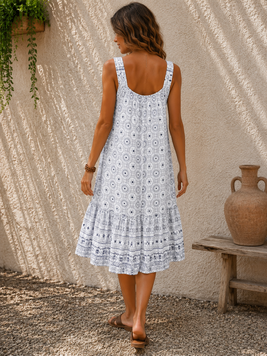 Juliet Bandana dress Light Grey