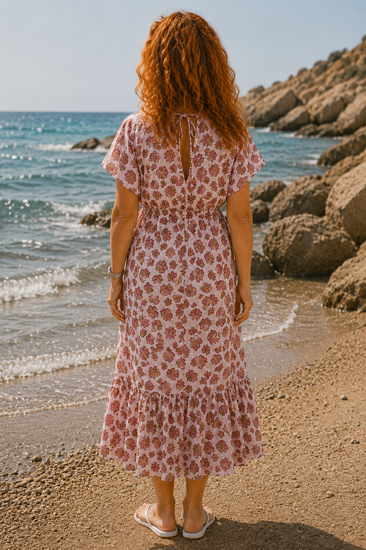 Daya Floral Dress Blueberry