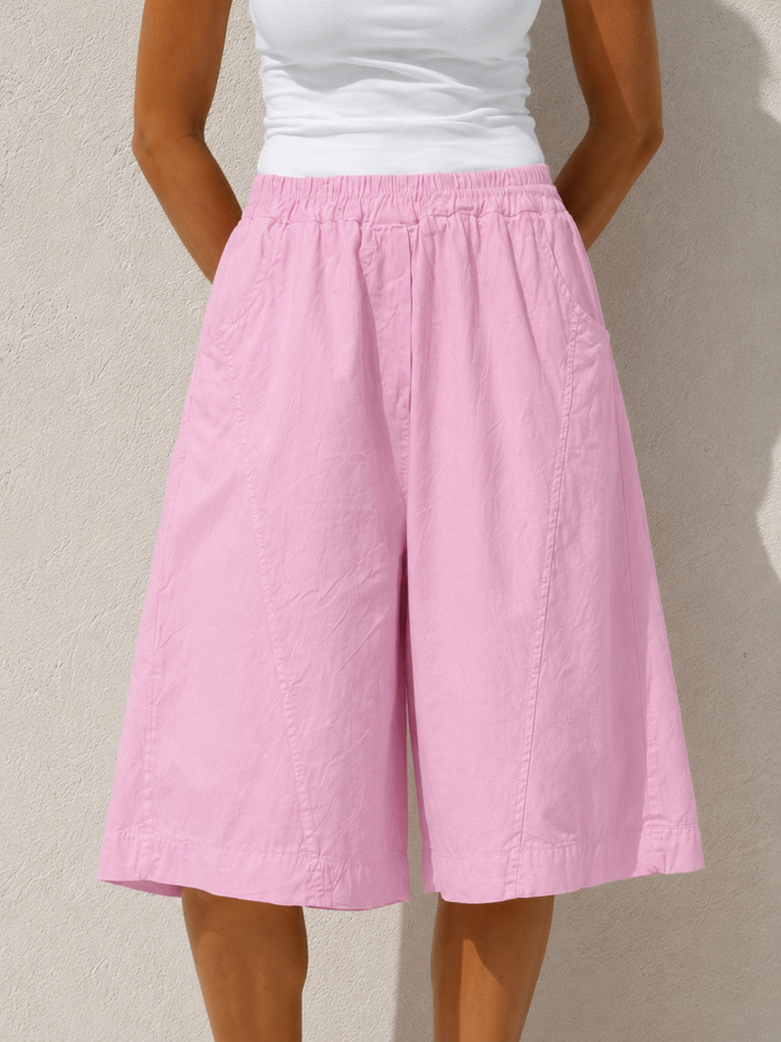 Cia Culotte Style Shorts Pink