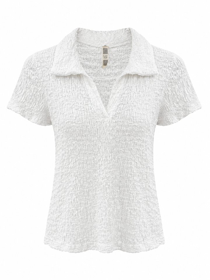 Anika V Neck Top White