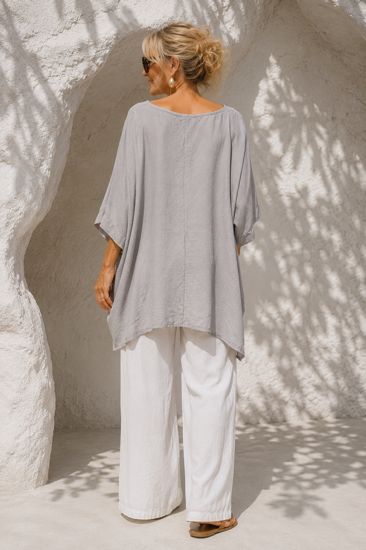 Clara Oversized Top Mocha