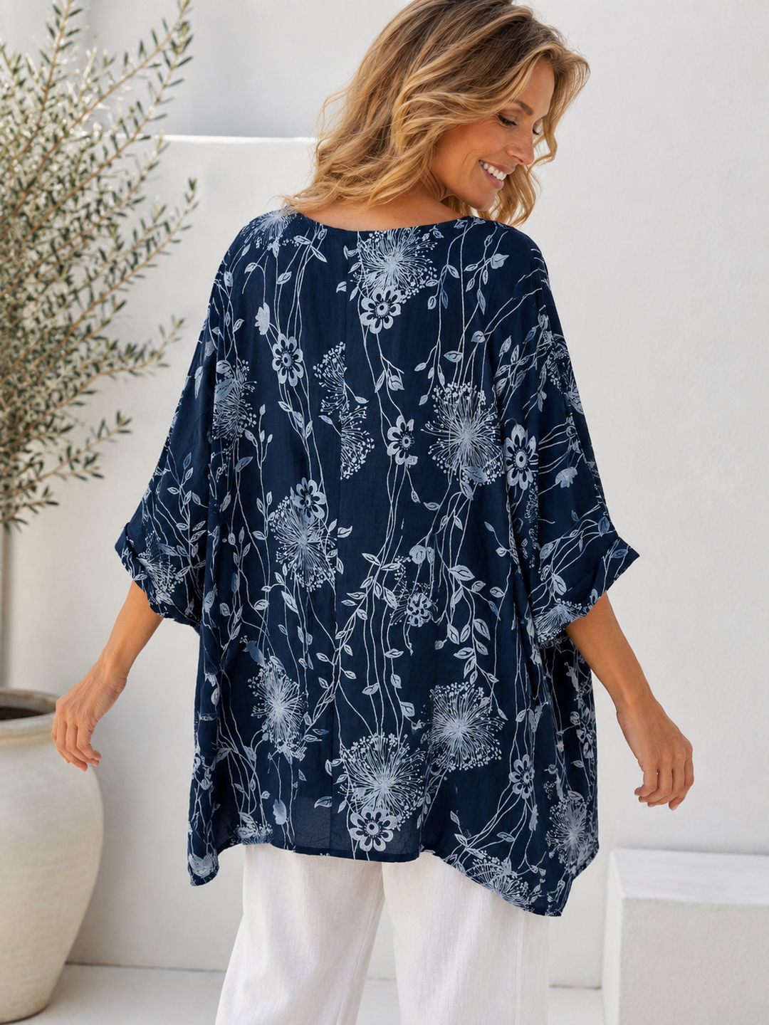 Dandelion Pocket Tunic Navy