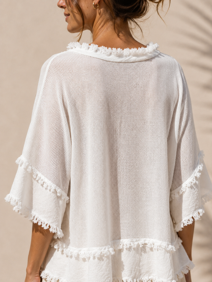 Rosalba 2 Piece Top Set White