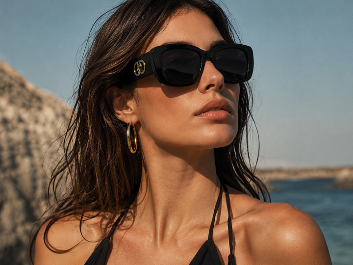 Koko Bold Sunglasses Black