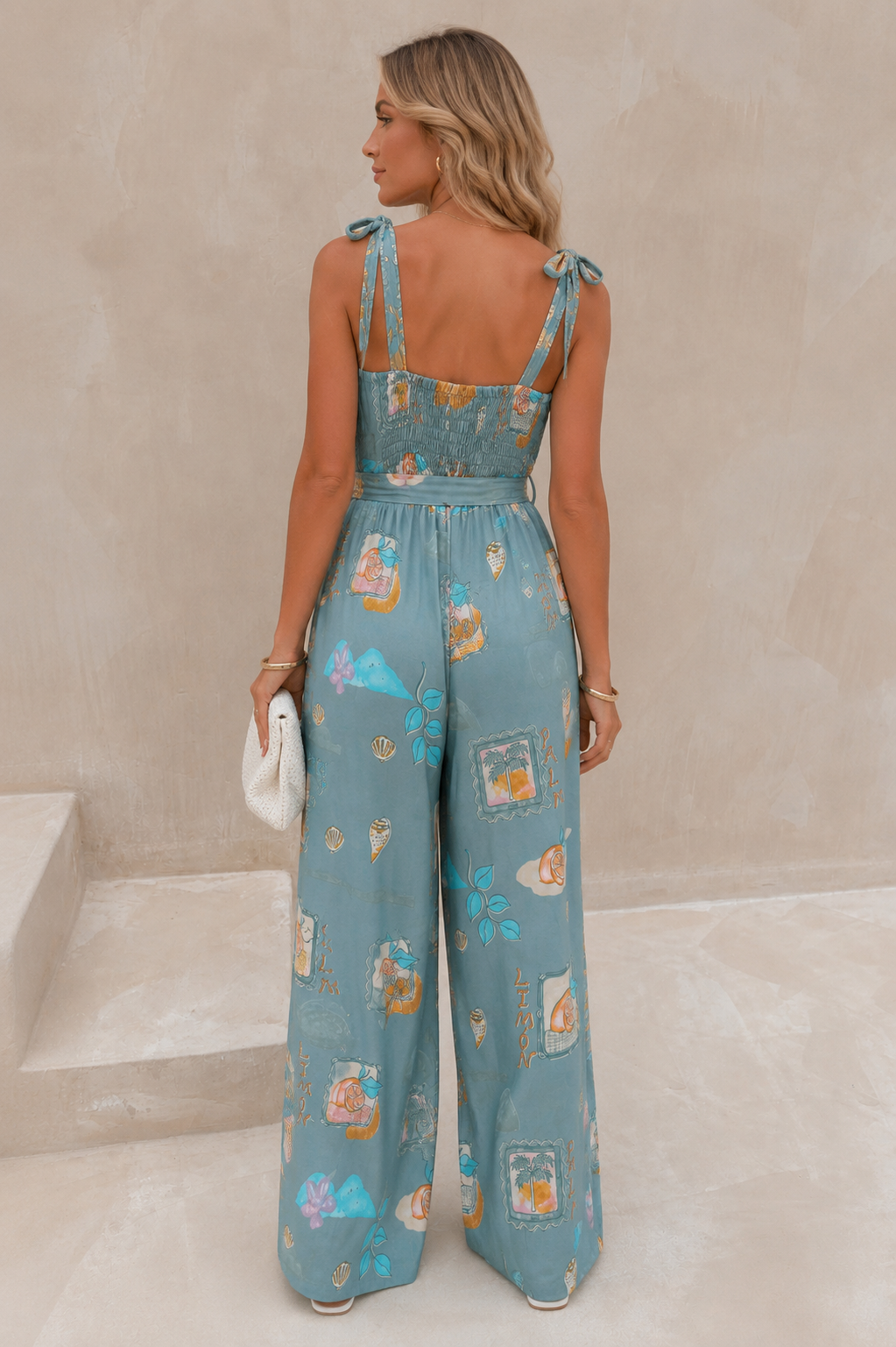 Lestari Vacation Jumpsuit Sage