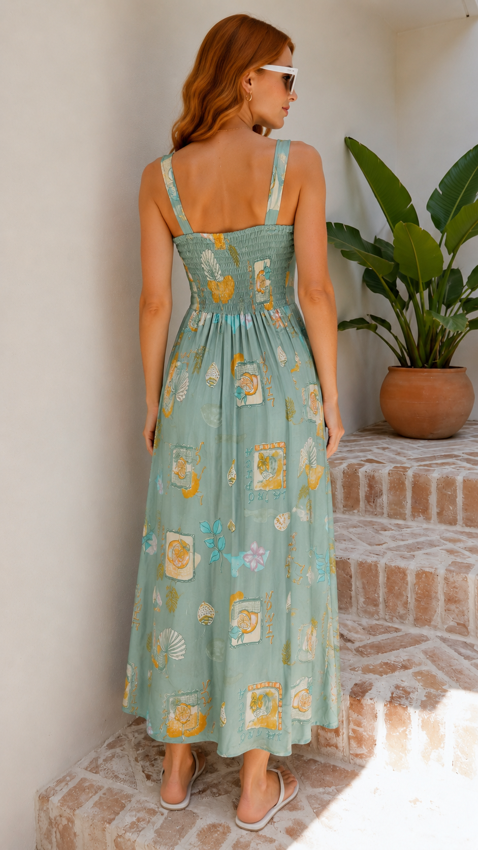 Jaya Vacation Maxi Dress Sage