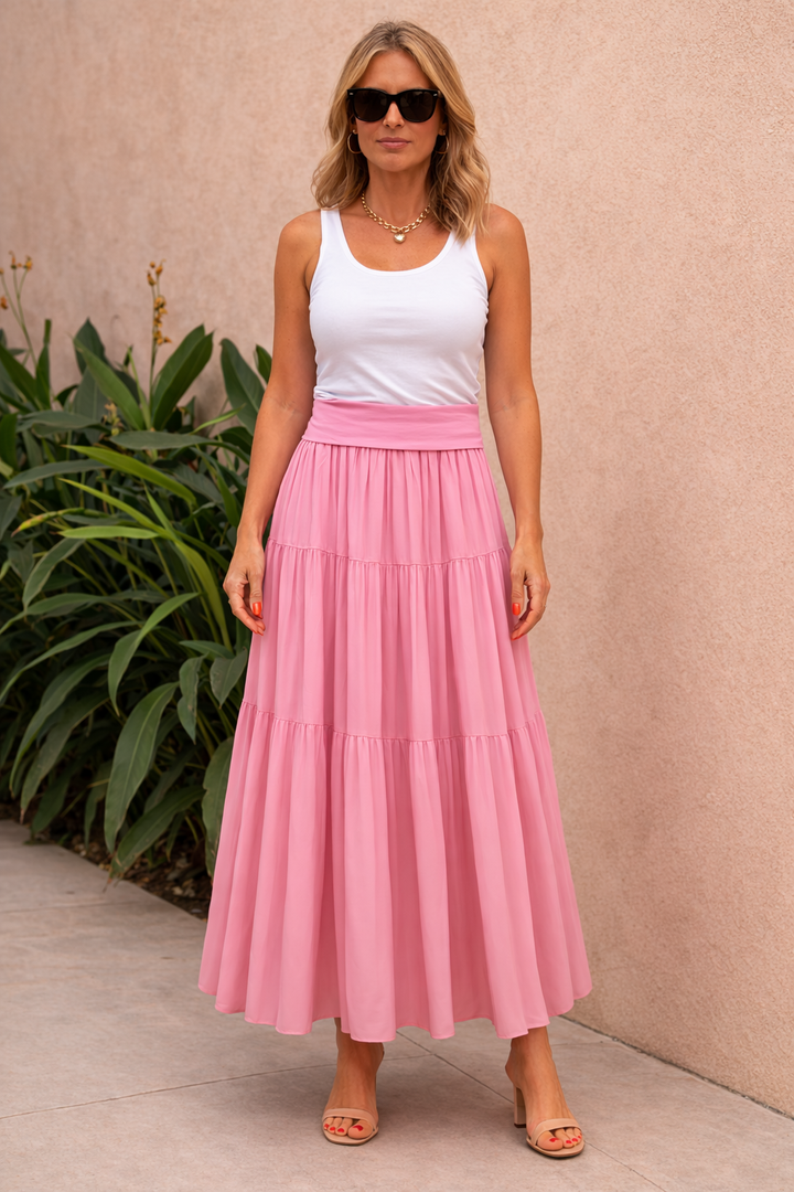 Tamara Tired Skirt/Dress Pink