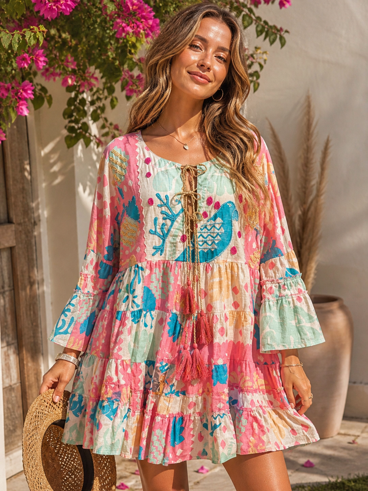 Sanchia Embellished Tunic Pink