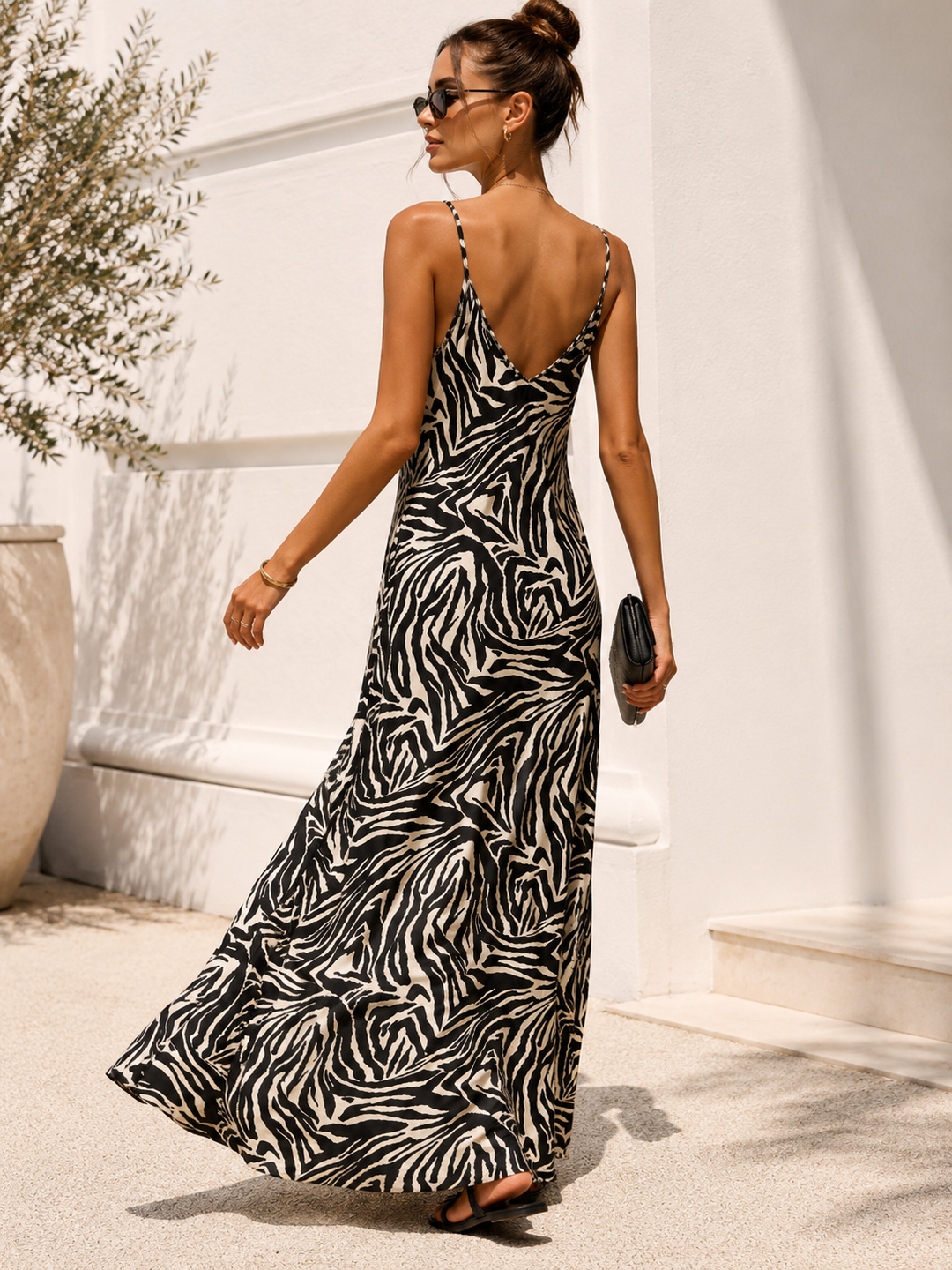 Florentine Maxi Dress Zebra