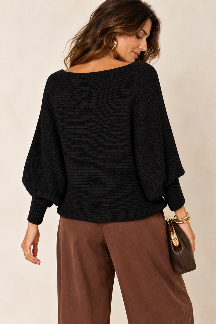 Cody Cross Layering Top Black