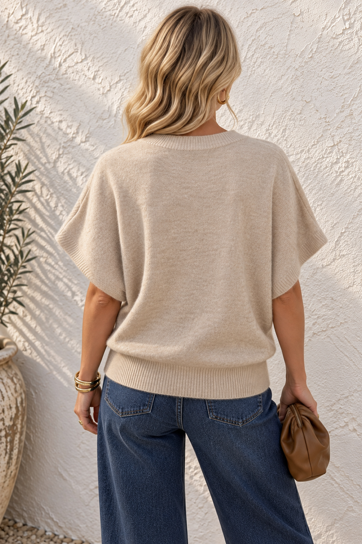 Juniper Soft Knit Top Cream