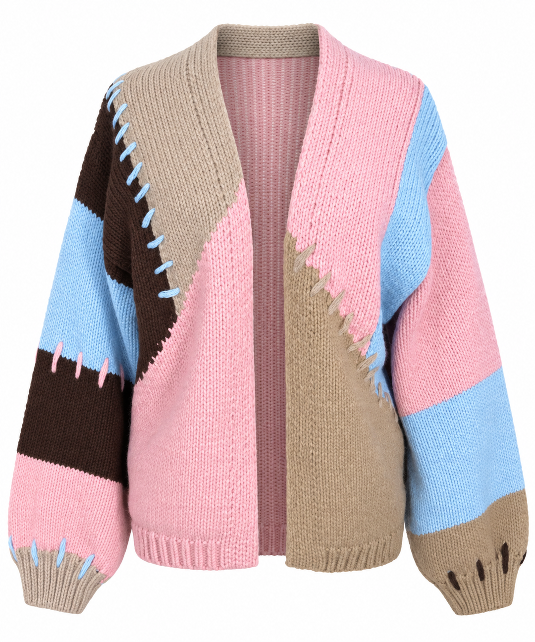 Lilia Pastel Stitch Cardigan