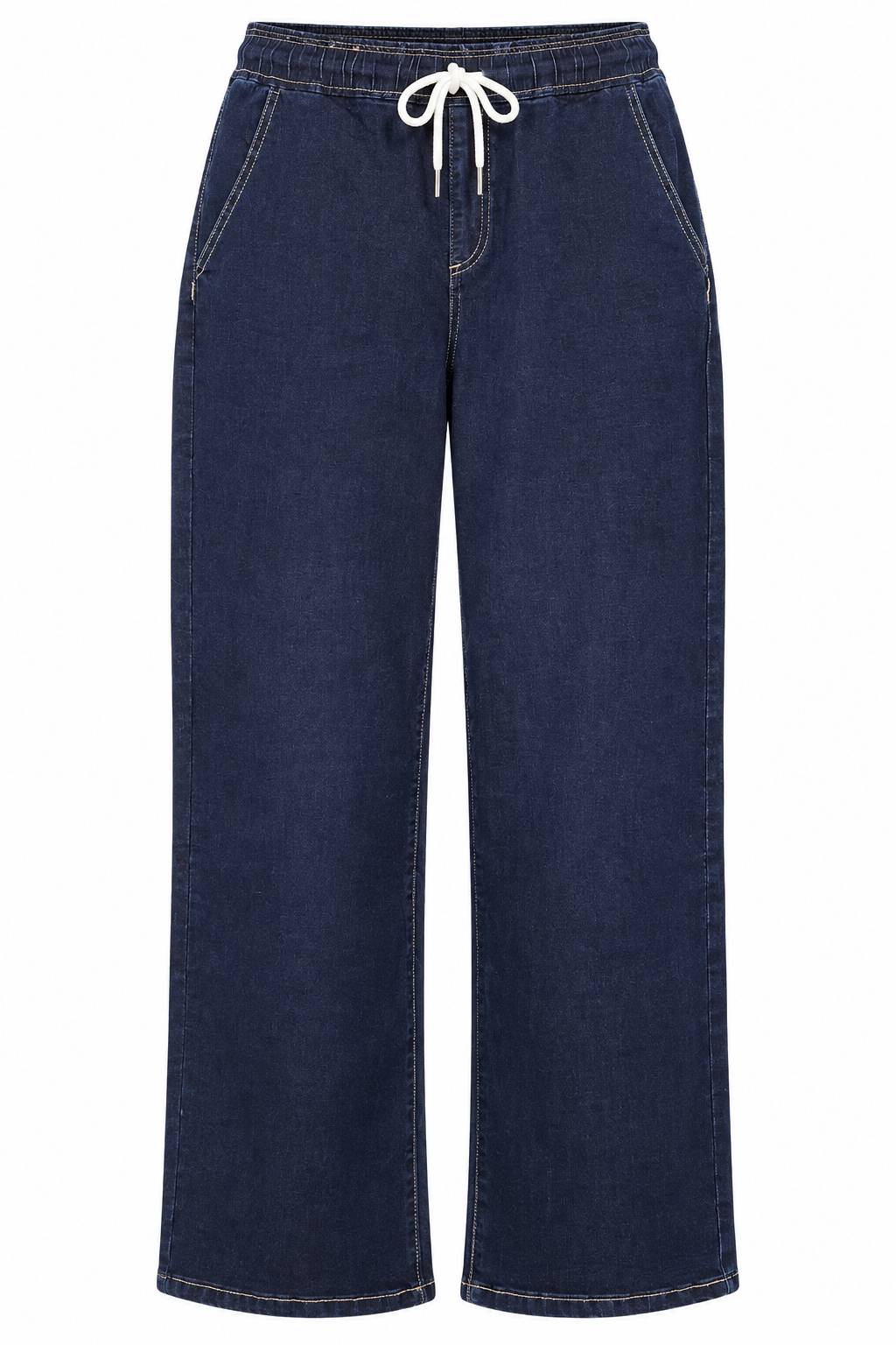 Ivy Drawstring Jeans Indigo