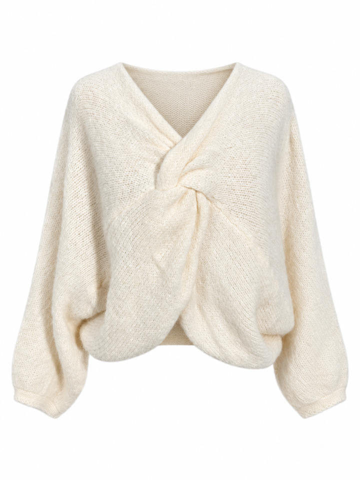 Esme Layering Twist Top Cream