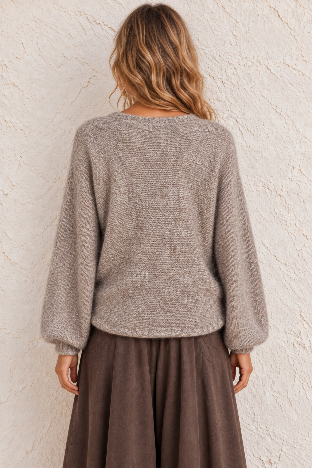 Esme Layering Twist Top Mocha