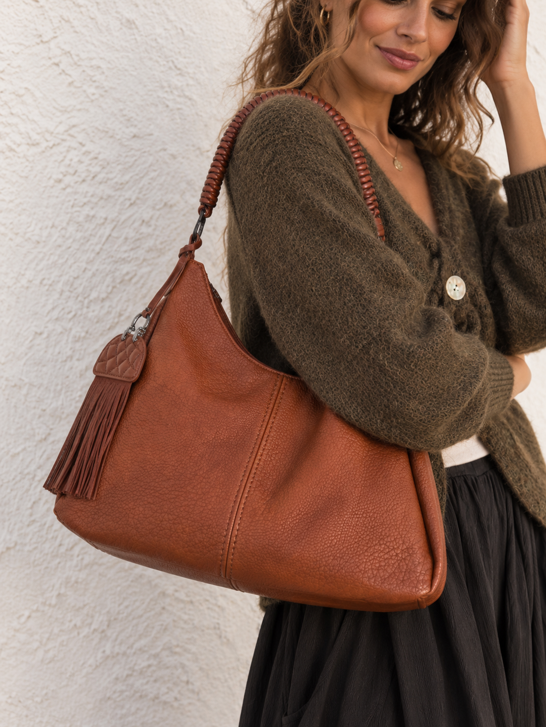 Sedona Bohemian Fringe Bag Tan