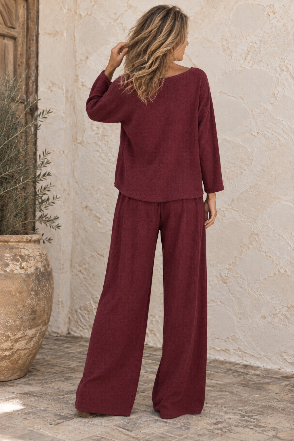 Anabella Lounge Set Claret