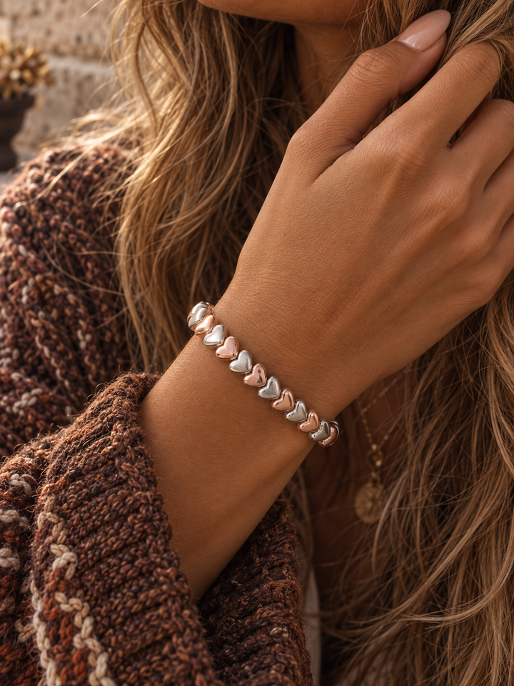 Much Love Two Tone Bracelet