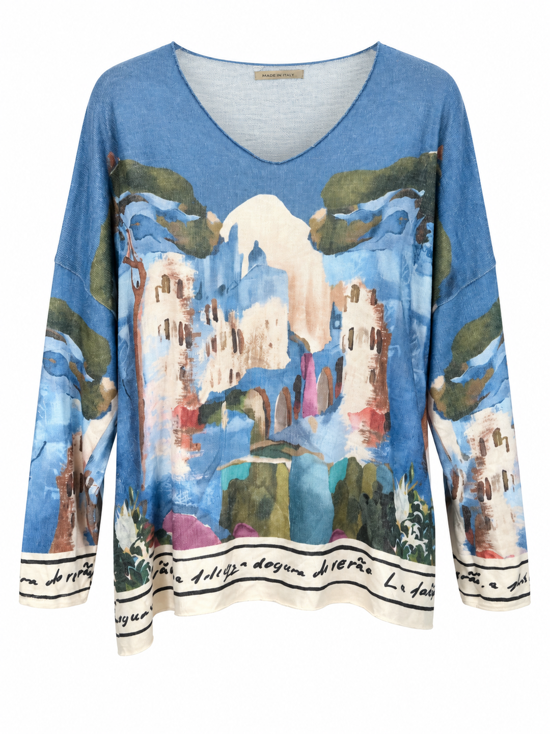 Tranquil Tuscan Top Blue