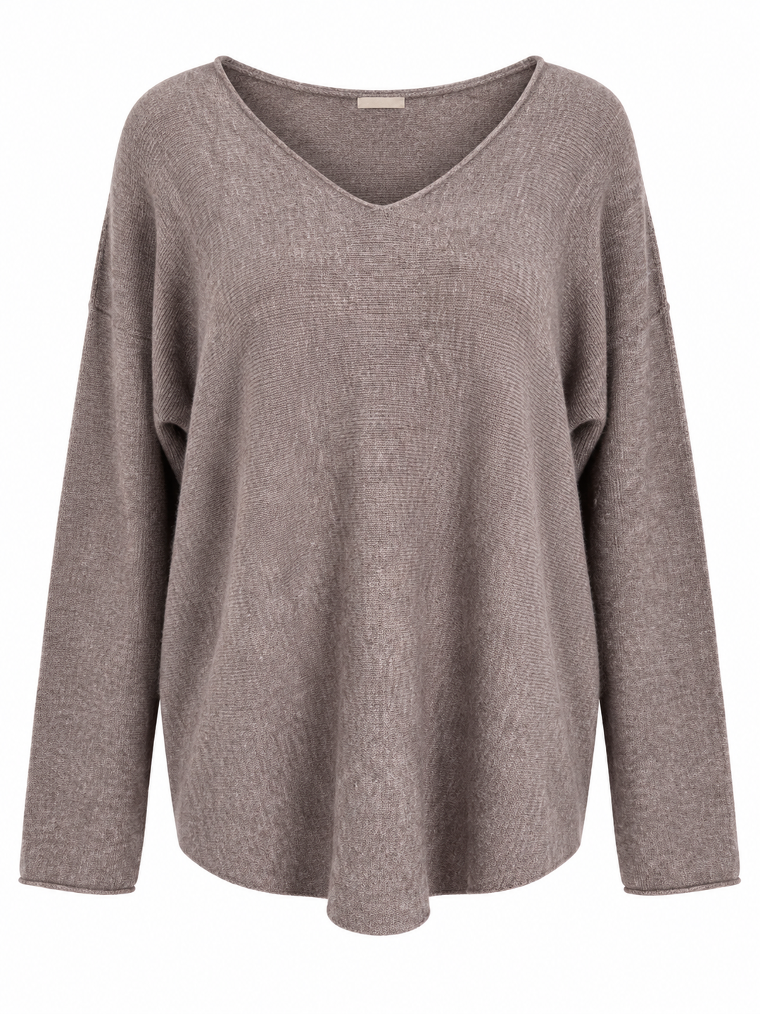Anabelle V Neck Jumper Mocha